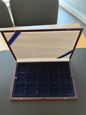 Echtholz-Münzkassette mit 15