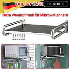 Mikrowellenhalter Mikrowellen Halterung Ablage Halter Wandhalter mit 5 Haken Neu