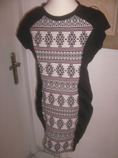 SPRINGFIELD Tolles Kleid Gr.S 36/38 schwarz mit Azteken Muster hübsch