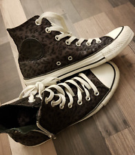 CONVERSE All Star Hi Chucks Gr. 37,5 Limited Edition Leo black silver wie neu