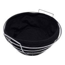 Relaxdays Brotkorb Metall, mit