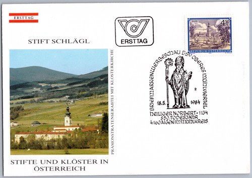 österreich fdc stift schlägl - fdc,