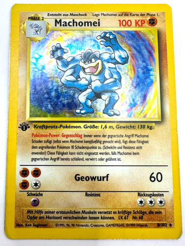 Pokemon karte tcg machomei - tcg,