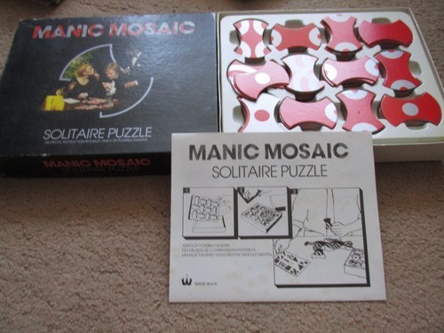 Maniac mosaic solitaire puzzle - mosaic,