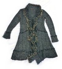 Foglie Rosse Strickmantel