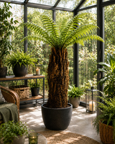 Baumfarn dicksonia antarctica - dicksonia,