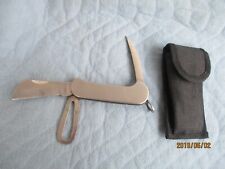 Matrosenmesser / Bootsmesser  Matrosenmesser STAINLESS mit Gürteltasche