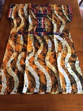 Traumhafte Tunika Gr.XXL 44/46 Ethno Ghana Afrika 100% Baumwolle neu