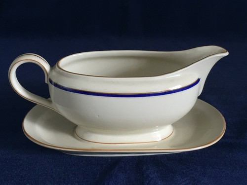 Alte sauciere mit unterteller - sauciere,