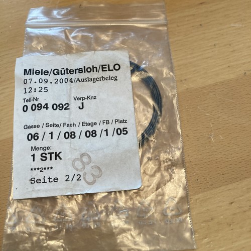 Miele 0094092 94092 - 0094092,, dichtring