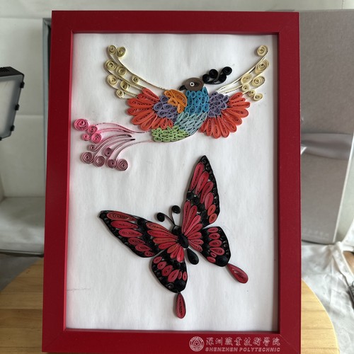 Papier gerahmt handarbeit - papier,