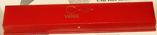 Original rotes venus uhrenetui - original,