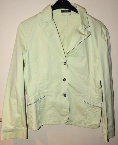 Damen jeansjacke hellgrün - damen,