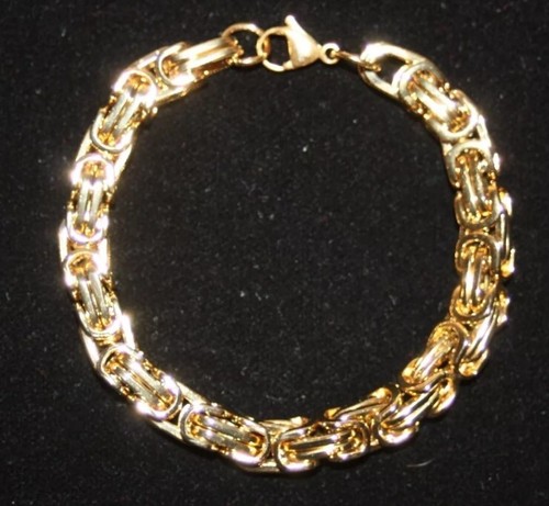 Königskette armband gold 8mm - armband,