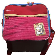 Diddlina Umhängetasche Koffertasche Rot / Pink mit Tragegriff & Tragegurt Diddl
