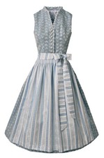 DIRNDL MIDI 70 CM GRÄFELFING DESIGNERDIRNDL BLAU SILBER BAYER MADL