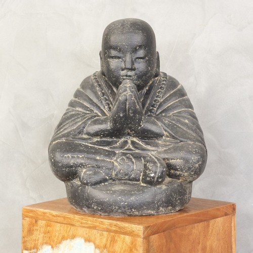 Buddha mönch steinfigur stein - mönch,
