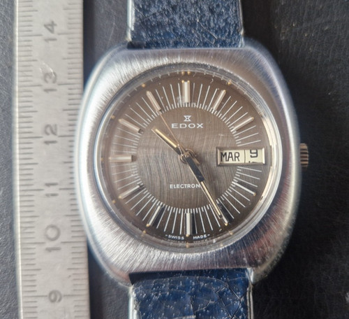 Vintage herrenuhr 1970 - vintage, edox