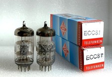 2 x   Röhre ECC81  12AT7