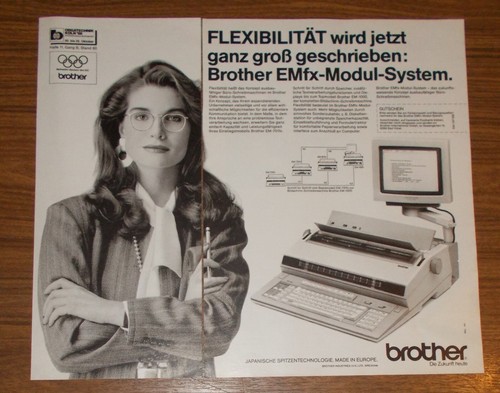 Seltene werbung brother - werbung,