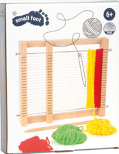Webrahmen Set rechteckig 19  x 22 x 3cm mit Wolle von small foot