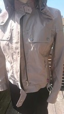 BELSTAFF Jacke Gr. 44 Gr. 38 / S GoldLabel Bikerstil Kurzjack Gangster?