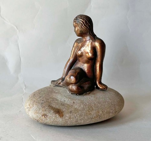 Kleine metall akt skulptur - metall,