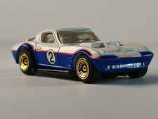 MicroMachines 1963 Corvette Grand Sport Racer CE 5 weiß / blau (74262) OVP  1:87
