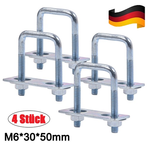 Kohlenstoffstahl u bolt - 4x, m6