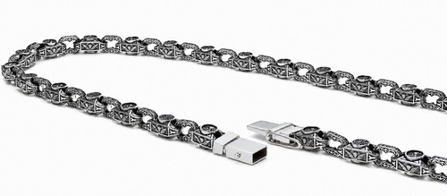Halskette aus 925er silber - aus,