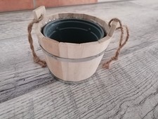 Blumentopf Holz-Design Retro