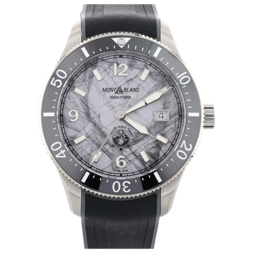 Montblanc 1858 iced sea - montblanc,