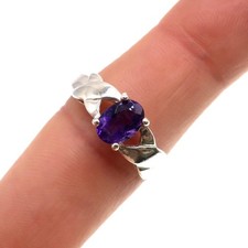 Sterling Silber ovale Form