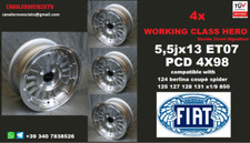 4 Felgen 13 Zoll 4x98 Fiat 124