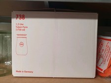 WECK Gläser 1,5L Tulpe-Einkochgläser , 1750ml, 4-Set, transparent, Nr. 738