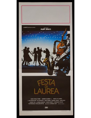 Plakat festa laurea - di, pupi