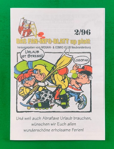 Wipa original fanzine mcc news - original,