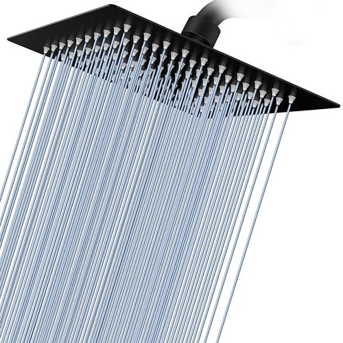 Schwarz regendusche duschkopf - schwarz,