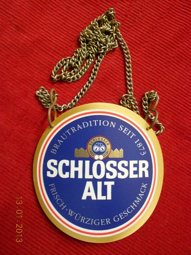 Schlösser alt zapfhahnschild - schlösser,