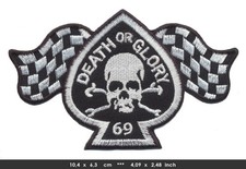 DEATH OR GLORY Biker Aufnäher