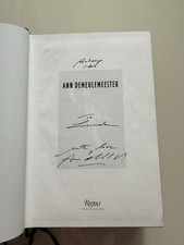 ANN DEMEULEMEESTER Signed Book