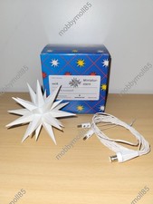 1 original Herrnhuter Miniaturstern weiß 8cm - Stern LED A1b/A1e 3D 