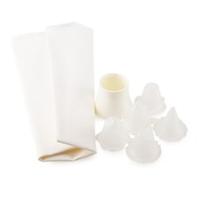 TUPPERWARE Backen Tortenzauber XXL 1L weiß 5 Tüllen Dressierset