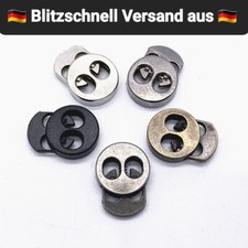 Kordelstopper 2 Loch Metall