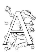 Malbuch 58 Malvorlagen "ABC-Tiere" Ausmalbilder als PDF * Kinder malen