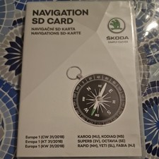 SKODA Navigation Software SD-Card Navi Europe1 CW/KT/KW 31/2018 Nr. 5L0051236 AH