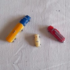 3 Modellfahrzeuge Spur Z Tank-LKW Feuerwehr Krankenwagen