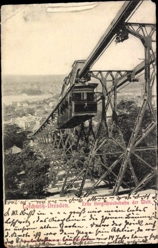 Dresden loschwitz erste - ak,