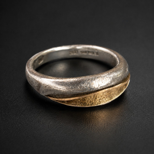 Modernist eleganter ring - ,