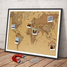 Große Antike Weltkarte aus